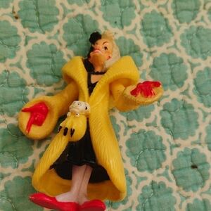 vintage Cruella Deville Disney 101 Dalmatians toy